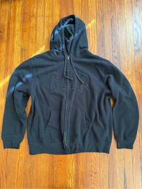 Black GAP Zip Hoodie